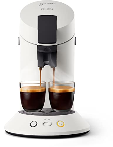 Machine à Café Dosettes Elvante Blanc Mat – Eco & Boost CSA210/11