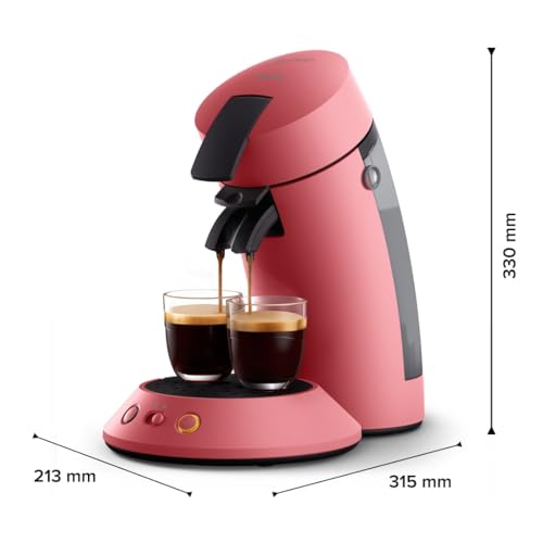 Cafetière Dosettes Elvante Rouge Tendre – Boost & Crema CSA210/35