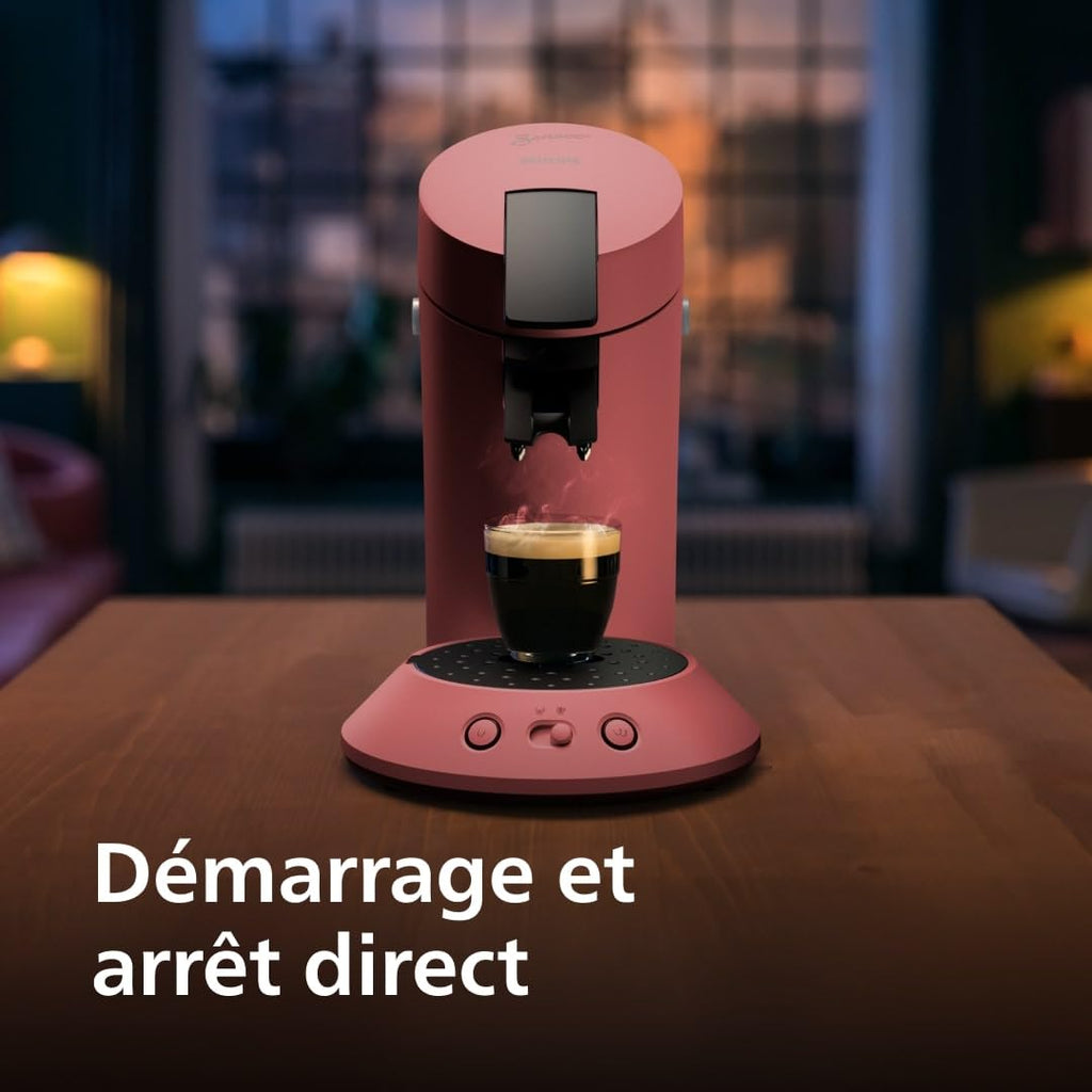 Cafetière Dosettes Elvante Rouge Tendre – Boost & Crema CSA210/35
