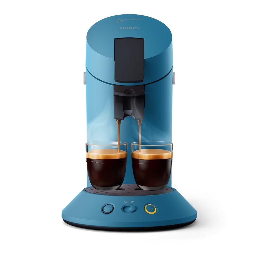 Machine à Café Dosettes Elvante Bleu Paon – 2 Tasses CSA210/00