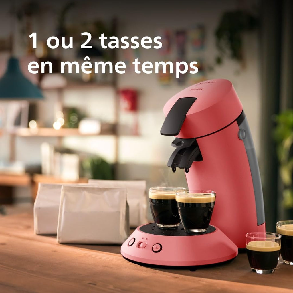 Cafetière Dosettes Elvante Rouge Tendre – Boost & Crema CSA210/35