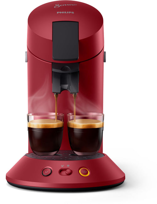 Cafetière Dosettes Elvante Rouge Vif – Mousse & Arômes CSA210/91