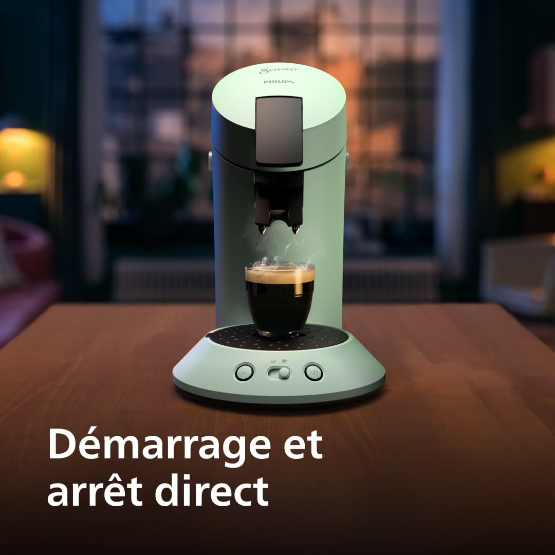 Machine à Café Dosettes Elvante Vert Désert – Intensité Réglable CSA210/80