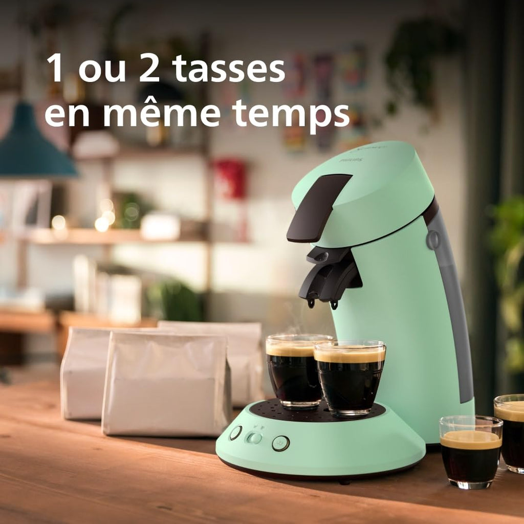 Machine à Café Dosettes Elvante Vert Désert – Intensité Réglable CSA210/80