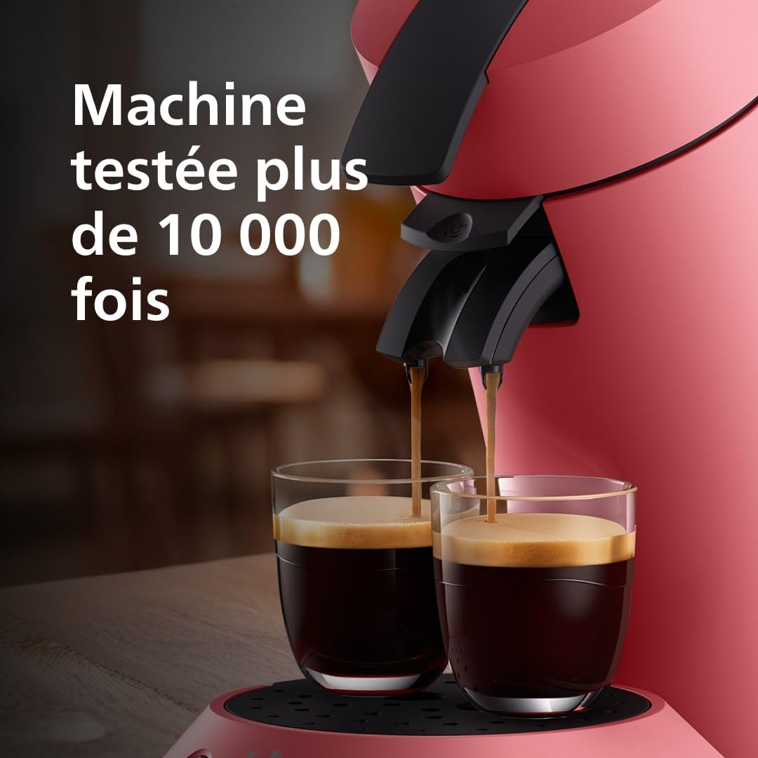 Cafetière Dosettes Elvante Rouge Tendre – Boost & Crema CSA210/35