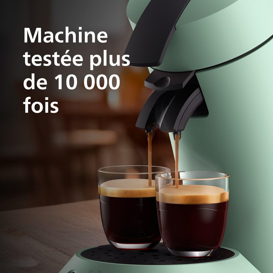 Machine à Café Dosettes Elvante Vert Désert – Intensité Réglable CSA210/80