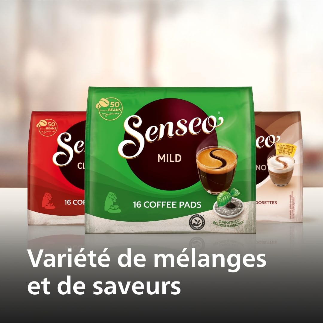 Machine à Café Dosettes Elvante Bleu Paon – 2 Tasses CSA210/00