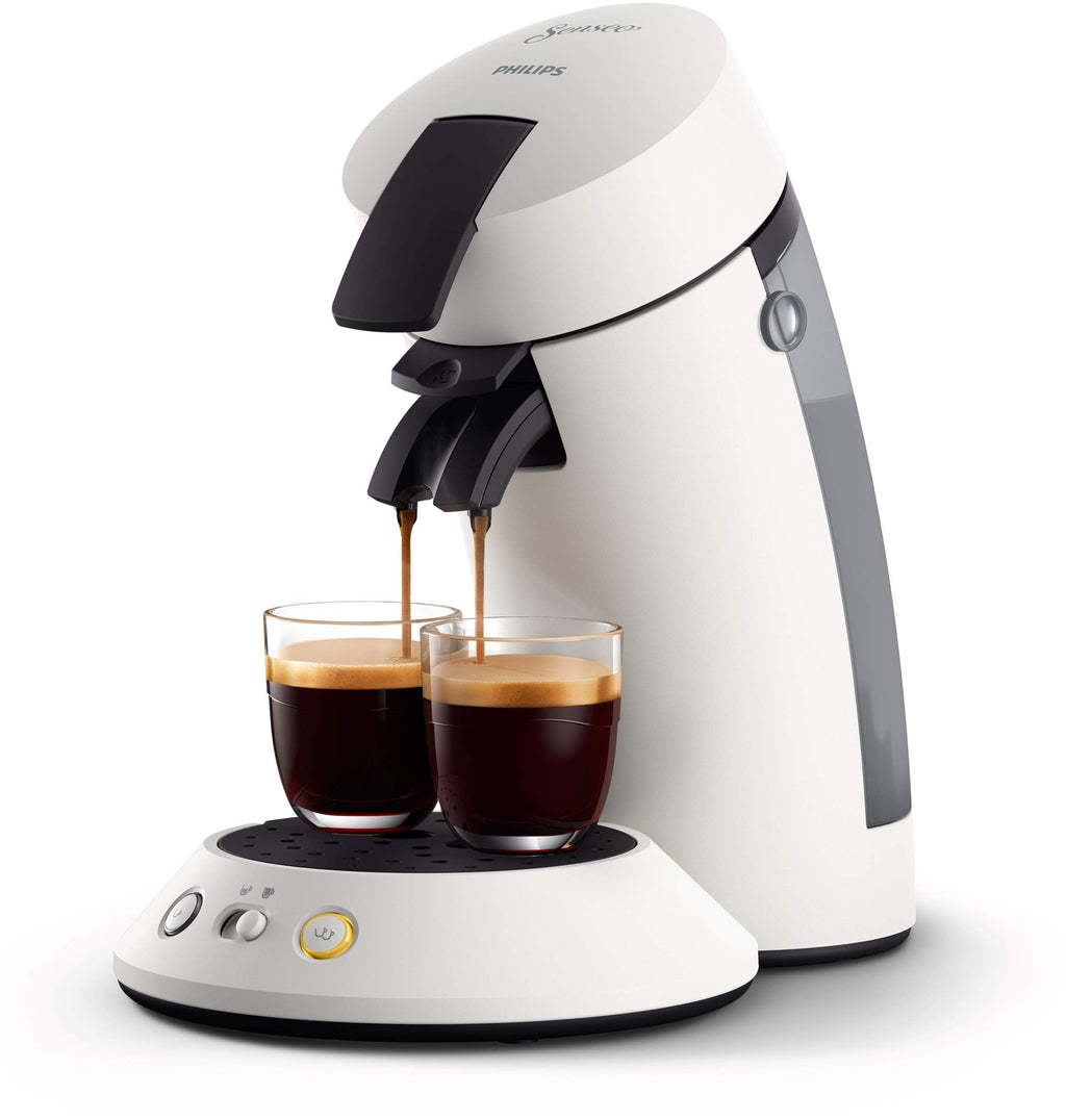 Machine à Café Dosettes Elvante Blanc Mat – Eco & Boost CSA210/11