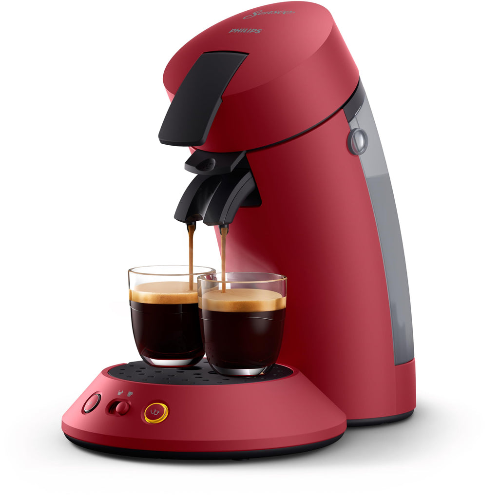 Cafetière Dosettes Elvante Rouge Vif – Mousse & Arômes CSA210/91