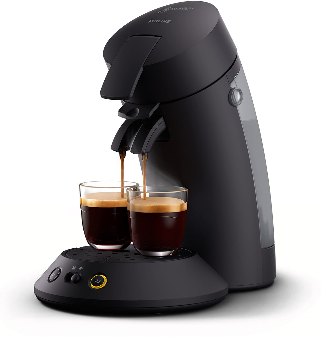 Cafetière à Dosettes Elvante – Crema & Boost Noir Piano CSA210/22
