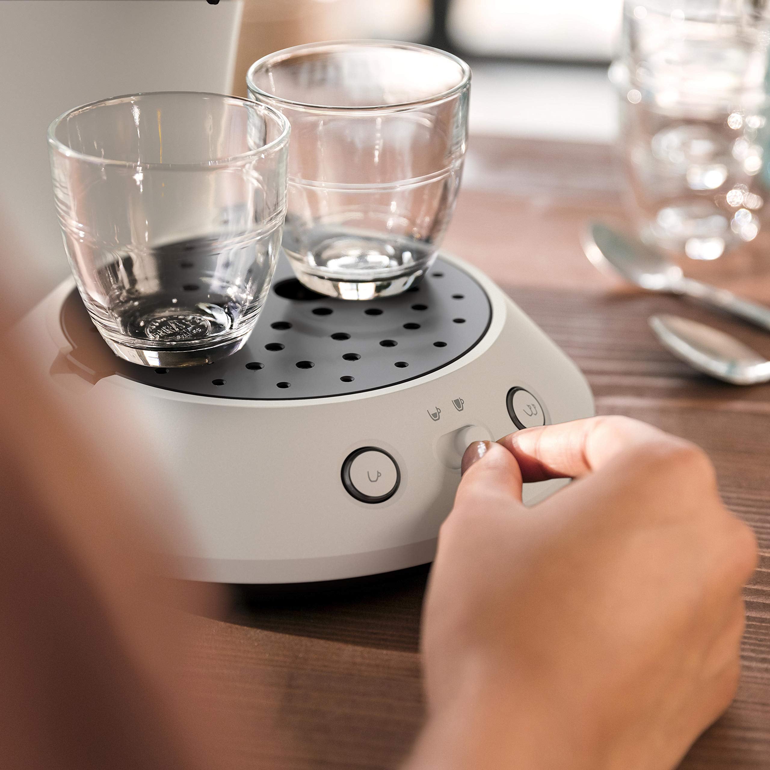 Machine à Café Dosettes Elvante Blanc Mat – Eco & Boost CSA210/11